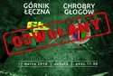 Przegrali z zimą. Mecz Górnika z Chrobrym odwołany