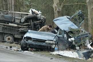 Wypadek w Łuszczowie Pierwszym