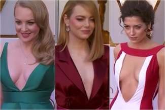 Oscary 2018: Odważna kreacja Emmy Stone i inne stroje [wideo]