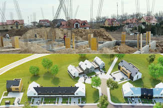 Pierwszych 14 domów już się buduje. Docelowo całe osiedle Elizówka Park ma liczyć ok. 160 domów