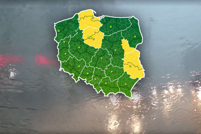 W naszym regionie może mocniej popadać deszcz