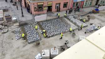 Przebudowa deptaka w Lublinie