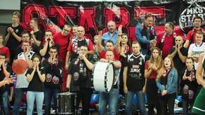 Sporo atrakcji dla kibiców podczas meczu TBV Start - Miasto Szkła Krosno