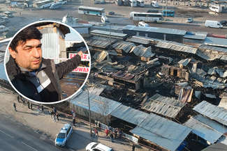 Pożar Ruska Targ Lublin