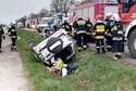 Zasnął za kierownicą. Pięć osób rannych w wypadku na DK17 [aktualizacja, zdjęcia]