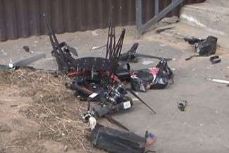 Dron miał dostarczać paczki. To był pierwszy i ostatni lot [wideo]