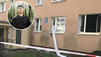 Szymon wbiegł do klatki schodowej bloku przy ul. Hallera 2. Wybuch nastąpił w mieszkaniu na parterze