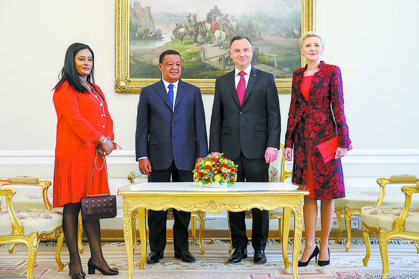 Spotkanie par prezydenckich Etiopii i Polski