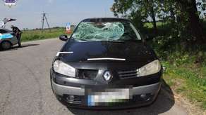 Skręcał w boczną drogę. Potrącił nastoletnią rowerzystkę 