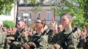 Przysięga terytorialsów w Białej Podlaskiej / fot. E.Burda