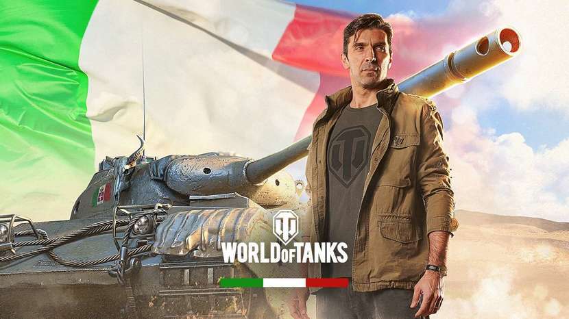 W World of Tanks pojawiły się włoskie czołgi, a Gianluigi Buffon został ambasadorem gry 