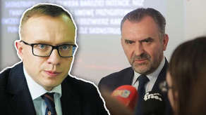 Od lewej: Artur Soboń, obecny wiceminister inwestycji i rozwoju i poseł Włodzimierz Karpiński, były minister skarbu