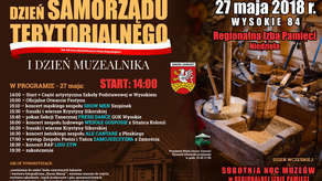 Wysokie zaprasza na weekend. Dzień Samorządu Terytorialnego i Dzień Muzealnika