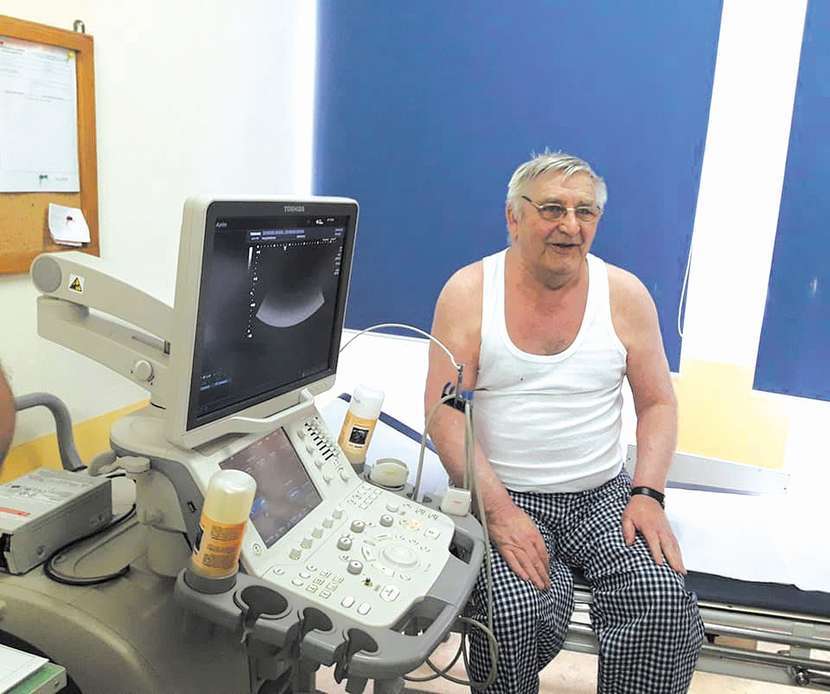 Dzisiaj operację tętniaka aorty brzusznej przejdzie 76-letni Ryszard Borys