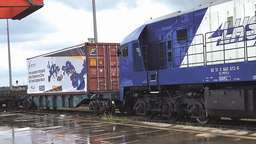 Pociąg z kontenerem z Polski do Chin. Zamojski przewoźnik testuje nową trasę