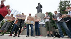 "Uniwersytet to nie firma". Studenci z Lublina protestowali przeciwko Ustawie 2.0 [zdjęcia]