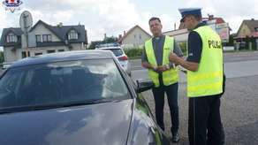 Pouczenie i obrazek ze św. Krzysztofem zamiast mandatu. Nietypowa akcja policji