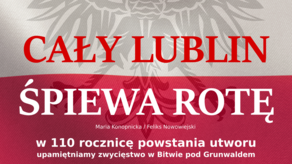 Cały Lublin śpiewa rotę przed Zamkiem Lubelskim
