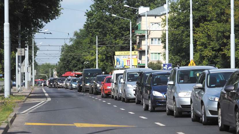 Problematyczny jest m.in. przejazd ul. Krochmalną w stronę Diamentowej