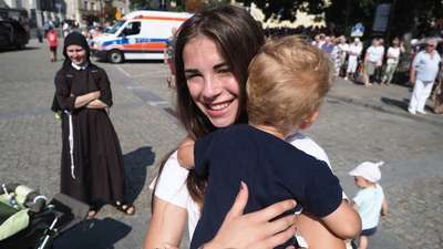 Uśmiech, upał i modlitwa. Pielgrzymka wyruszyła z Lublina