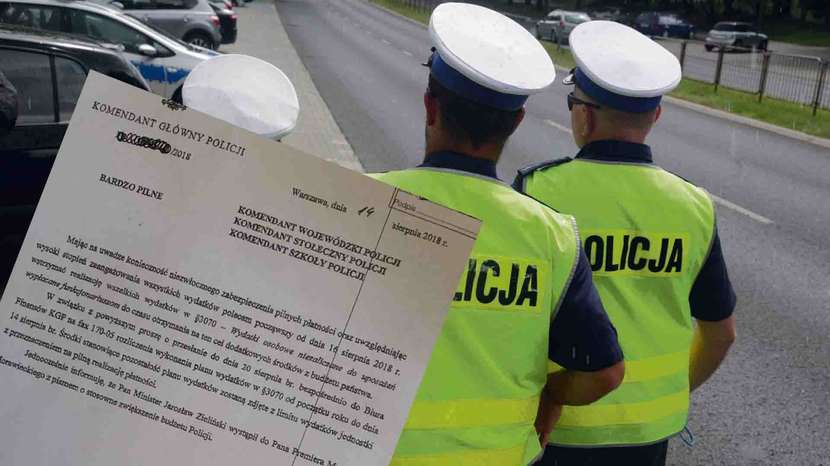 Pismo wzburzyło policyjnych związkowców, którzy od 10 lipca protestują domagając się wyższych wynagrodzeń