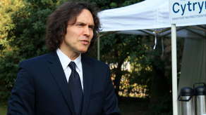 Mariusz Cytryński o swoich programie dla miasta opowiada podczas kameralnych spotkań z mieszkańcami