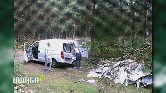 Bezczelnie wywieźli śmieci do lasu. Takiego obrotu sprawy się nie spodziewali [wideo]