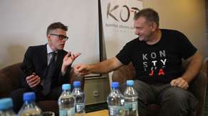 Sędziowie w Lublinie o "dobrej zmianie". Przyjechali na zaproszenie KOD [zdjęcia]