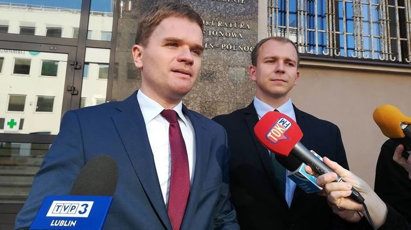 Prokuraturę Okręgową w Lublinie odwiedzili dziś także działacze Prawa i Sprawiedliwości