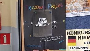  W odpowiedzi, członkowie prawicowego stowarzyszenia Narodowe Puławy, przygotowali własną kontrakcję. Polegała ona na zaklejeniu "tęczowego" plakatu czarną kartką z napisem "Stop homo sexuality