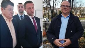 Awantura na koniec kampanii wyborczej w Kraśniku. Przyjechała policja [zdjęcia]