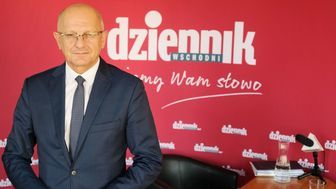 Krzysztof Żuk w redakcji Dziennika Wschodniego