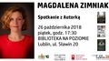 Spotkanie z Magdaleną Zimniak w Bibliotece na Poziomie