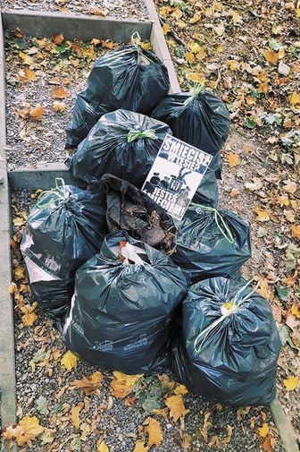 Wystarczyła godzina, by w lesie za cmentarzem wojskowym w Puławach zebrać osiem 60-litrowych worków na śmieci. Niestety, osoby, które permanentnie zaśmiecają ten teren, pozostają bezkarne