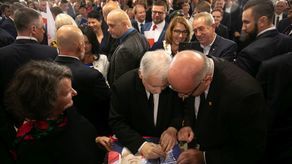 Lubelskie: Jarosław Kaczyński ze wsparciem dla kandydatów tuż przed ciszą wyborczą