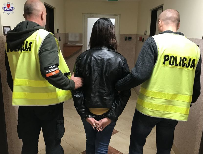 Monika Z. została zatrzymana przez policjantów ze Świdnika