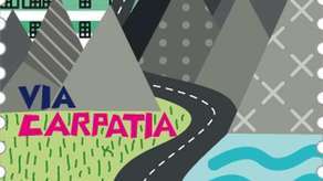 Via Carpatia na znaczku Poczty Polskiej