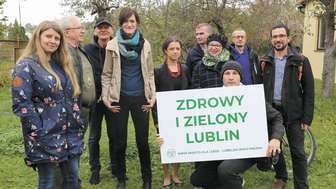 Działacze komitetu wyborczego Miasto dla Ludzi
