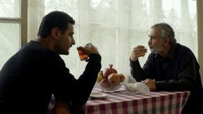 Kadr z najlepszego filmu pełnometrażowego „Granatowy sad”