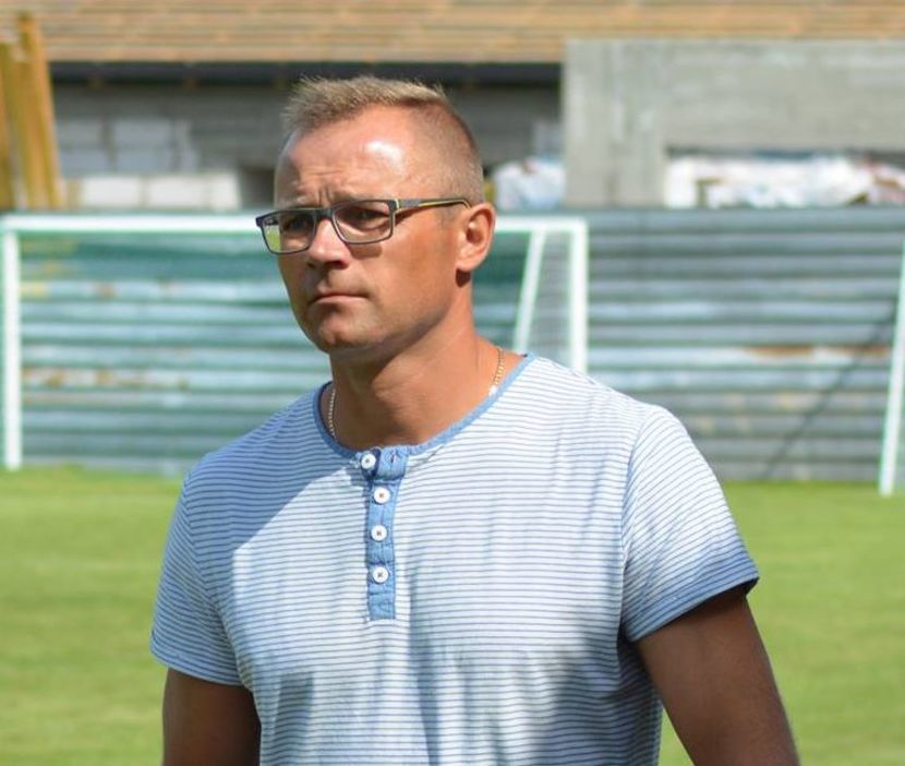 Trener Olimpii Miączyn Jarosław Kaczoruk jest bardzo zadowolony z wyniku osiągniętego jesienią<br />
<br />
