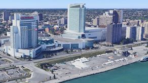 Panorama miasta Windsor w Kanadzie