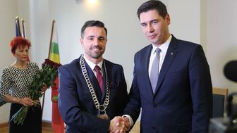 Michał Litwiniuk zaprzysiężony na prezydenta Białej Podlaskiej/ fot. EB