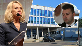 Ewa Wójcik i Paweł Wójcik żegnają się z puławskim ratuszem