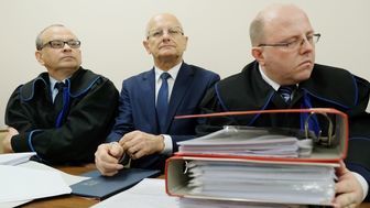 Krzysztof Żuk podczas dzisiejszej rozprawy