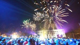 Ostatnim pokazem sztucznych ogni finansowanym przez władze Lublina był ten na powitanie roku 2017