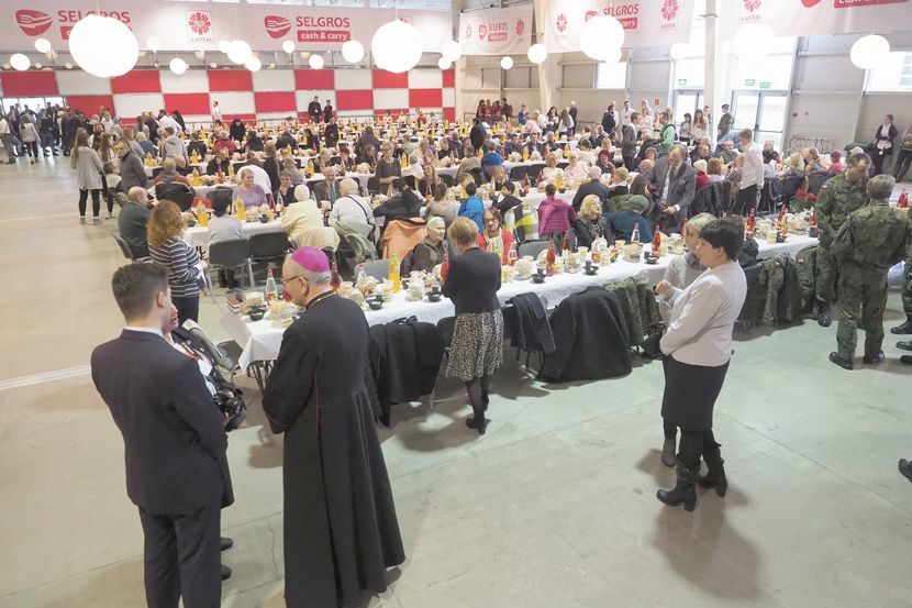 W zeszłym roku na Wigilię Miłosierdzia Caritas Archidiecezji Lubelskiej przyszło kilkaset osób