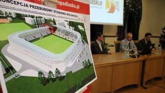 Koncepcja przebudowy stadionu wyglądała imponująco jak na bialskie warunki