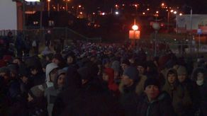 Gigantyczne kolejki na przejściach granicznych z Ukrainą [wideo]