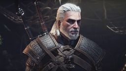 Wiedźmin Geralt w grze Montser Hunter: World