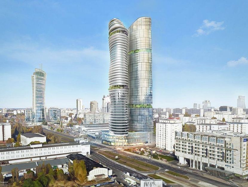 Projekt nazwany roboczo „Srebrna Tower” lub od nazwiska Jarosława Kaczyńskiego „K-Tower” - miały to być dwie 190-metrowe wieże. W ich wnętrzu planowano hotel, powierzchnie biurowe oraz Instytut im. Lecha Kaczyńskiego